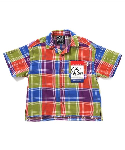 BREEZE(ブリーズ)の「【一部セットアップ可】シェフシャツ_一部WEB限定カラー・サイズ(シャツ/ブラウス・キッズ・ベージュ/ブラウン/キャメル/チャコール/インディゴブルー/エメラルド/その他10/ネイビー/オフホワイト/パープル・80/90/100/110/120/130/140/150)」の8枚目の写真