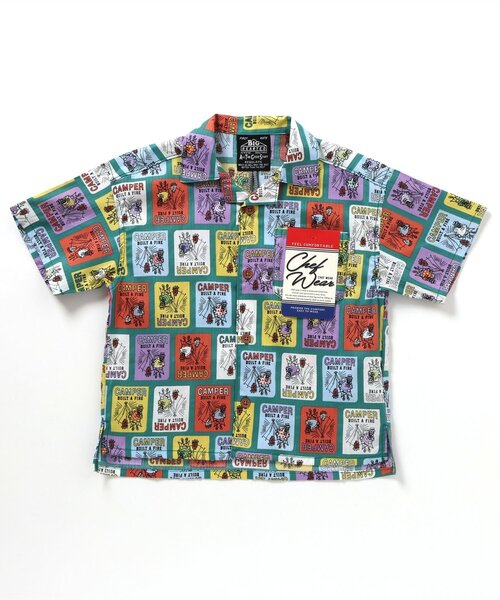 BREEZE(ブリーズ)の「【一部セットアップ可】シェフシャツ_一部WEB限定カラー・サイズ(シャツ/ブラウス・キッズ・ベージュ/ブラウン/キャメル/チャコール/インディゴブルー/エメラルド/その他10/ネイビー/オフホワイト/パープル・80/90/100/110/120/130/140/150)」の14枚目の写真