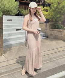 INGNI（イング）の「【WEB限定】楊柳ノースリティアードワンピース（ワンピース）」