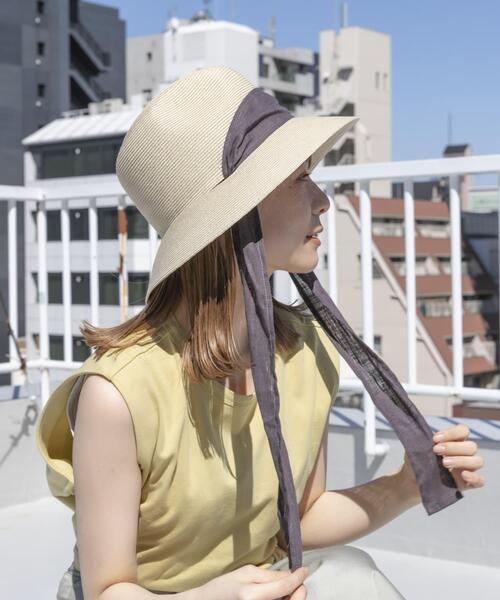 SMELLY（スメリー）の「ペーパーブレードソフトハット（ハット・レディース・アイボリー/ベージュ・-）」の13枚目の写真