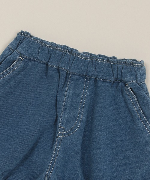 sense of wonder（センスオブワンダー）の「ニットデニムいちごショートパンツ（デニムパンツ・キッズ・ネイビー・80ｃｍ/90cm/100cm/110cm/120cm）」の8枚目の写真