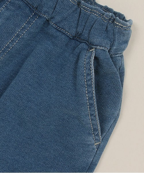 sense of wonder（センスオブワンダー）の「ニットデニムいちごショートパンツ（デニムパンツ・キッズ・ネイビー・80ｃｍ/90cm/100cm/110cm/120cm）」の7枚目の写真