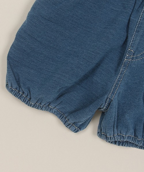sense of wonder（センスオブワンダー）の「ニットデニムいちごショートパンツ（デニムパンツ・キッズ・ネイビー・80ｃｍ/90cm/100cm/110cm/120cm）」の6枚目の写真