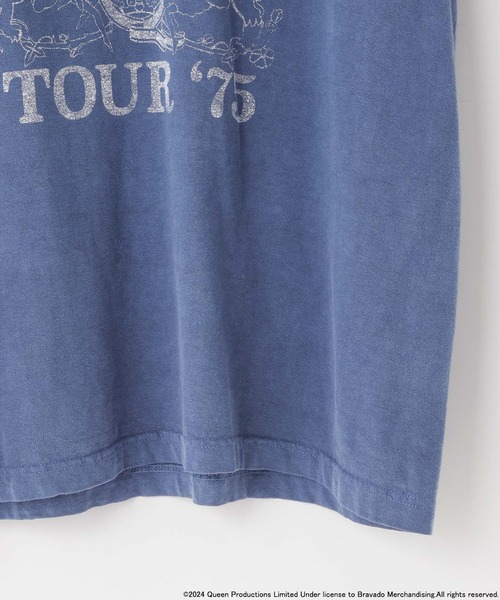 yuw（ユウ）の「ＱＵＥＥＮ　ＴＯＵＲ　Ｔｅｅ 113594（Tシャツ/カットソー・レディース・ブルー・FREE）」の13枚目の写真
