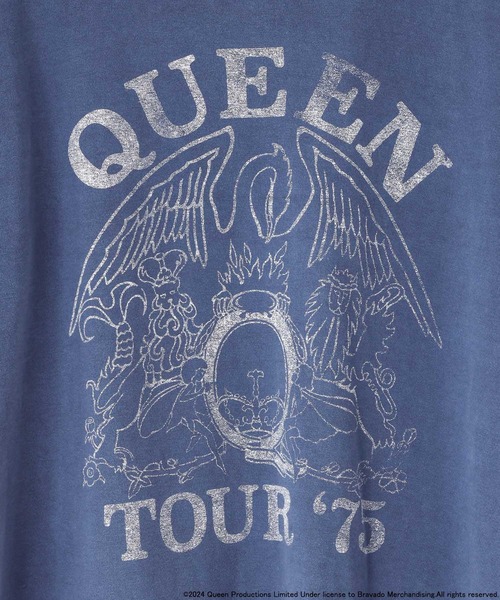 yuw（ユウ）の「ＱＵＥＥＮ　ＴＯＵＲ　Ｔｅｅ 113594（Tシャツ/カットソー・レディース・ブルー・FREE）」の14枚目の写真