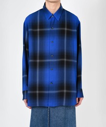 ラッドミュージシャン　プルオーバーシャツ LAD MUSICIAN（ラッドミュージシャン）の「OMBRE CHECK BIG