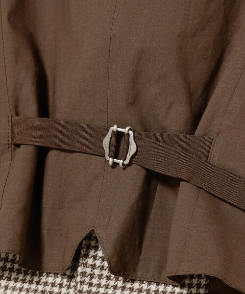 【セール】TAGLIATORE / 別注 ミックスファブリック ハウンドトゥース ジレ（ベスト）｜TAGLIATORE（タリアトーレ）