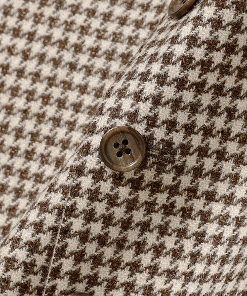 【セール】TAGLIATORE / 別注 ミックスファブリック ハウンドトゥース ジレ（ベスト）｜TAGLIATORE（タリアトーレ）