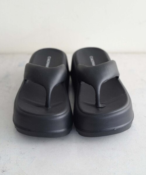 CIAOPANIC TYPY(チャオパニックティピー)の「■厚底トングサンダル(サンダル・レディース・イエロー/ピンク/オフホワイト/ブラック・SMALL/MEDIUM/LARGE)」の20枚目の写真