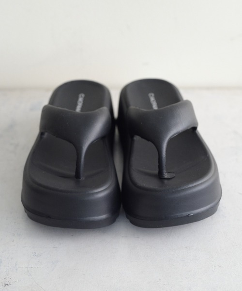 CIAOPANIC TYPY(チャオパニックティピー)の「■厚底トングサンダル(サンダル・レディース・イエロー/ピンク/オフホワイト/ブラック・SMALL/MEDIUM/LARGE)」の9枚目の写真