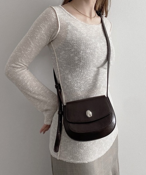 バックオープン　ロゲージニット orr　rosarymoon oaf cygne Back Ribbon Knit Dress - ROSARYMOON OFFICIAL WEB STORE