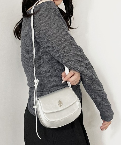 ZOZO限定】ラウンドミニショルダーバッグ／round mini shoulder