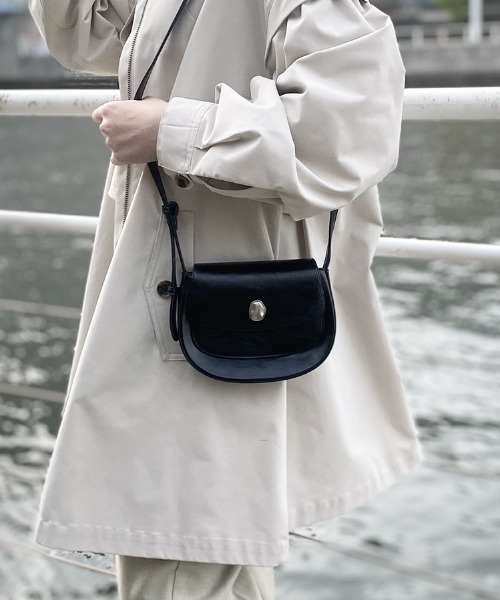 ZOZO限定】ラウンドミニショルダーバッグ／round mini shoulder