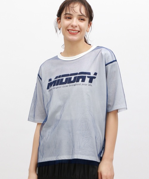 LAKOLE(ラコレ)の「チュールレイヤードTEE / 115391(Tシャツ/カットソー・レディース・ブラック/ライトブルー/オフホワイト・SMALL/MEDIUM)」の15枚目の写真