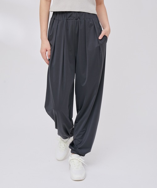 NERGY（ナージー）の「【水陸両用 ＆ UV】Aqua jersey リラックスパンツ（カーゴパンツ・レディース・ブラック/カーキ・M/S）」の6枚目の写真