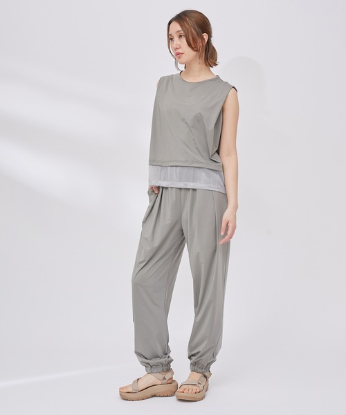 NERGY（ナージー）の「【水陸両用 ＆ UV】Aqua jersey リラックスパンツ（カーゴパンツ・レディース・ブラック/カーキ・M/S）」の13枚目の写真