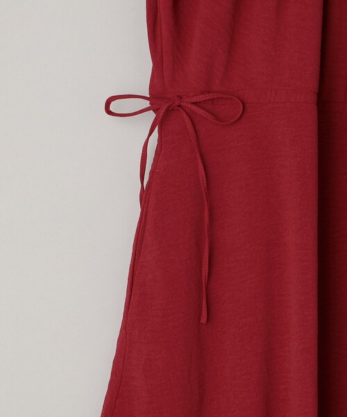 coen（コーエン）の「【RONEL】ギャザーVネックフレアワンピース（ワンピース・レディース・ブラック/ベージュ/レッド・S/M）」の11枚目の写真