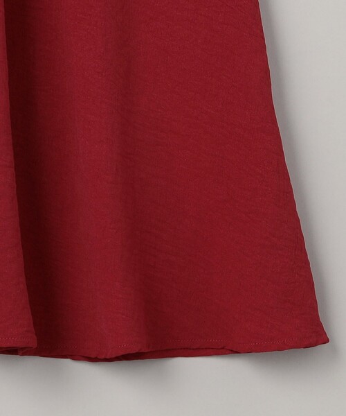 coen（コーエン）の「【RONEL】ギャザーVネックフレアワンピース（ワンピース・レディース・ブラック/ベージュ/レッド・S/M）」の10枚目の写真