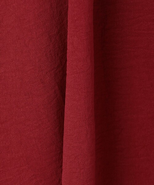 coen（コーエン）の「【RONEL】ギャザーVネックフレアワンピース（ワンピース・レディース・ブラック/ベージュ/レッド・S/M）」の9枚目の写真