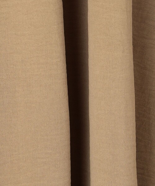 coen（コーエン）の「【RONEL】ギャザーVネックフレアワンピース（ワンピース・レディース・ブラック/ベージュ/レッド・S/M）」の5枚目の写真