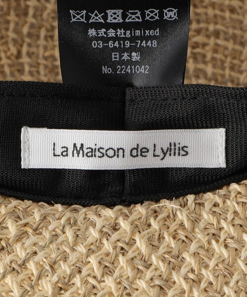 La Maison de Lyllis(メゾンドリリス)の「<La maison de Lyllis>EVELYN/ハット(ハット・レディース・ナチュラル・FREE)」の2枚目の写真