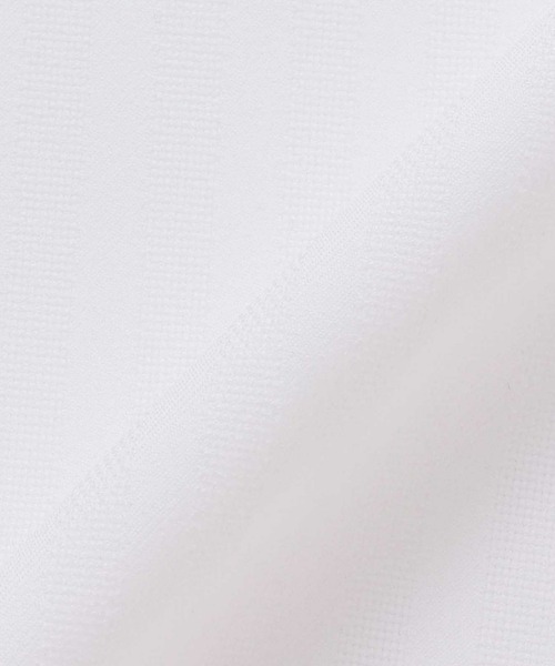 TOKYO SHIRTS（トウキョウシャツ）の「COFREX スタンドピンタック 五分袖ブラウス レディースシャツ（シャツ/ブラウス・レディース・ホワイト・LL/L/S/M）」の5枚目の写真