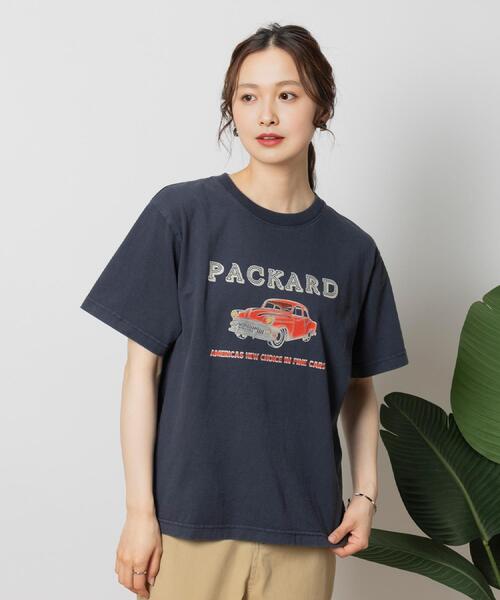 Right-on(ライトオン)の「Other(ソノタ)【レディース】カラーフロッキーTシャツ(Tシャツ/カットソー・レディース・ネイビー・M/L/XL)」の20枚目の写真