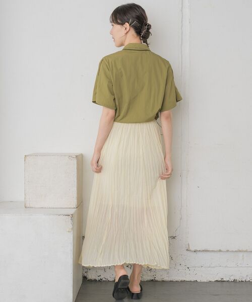 RETRO GIRL（レトロガール）の「メッシュ切り替えナイロンBZ（その他アウター・レディース・ライトグレー/グリーン/ナチュラル・FREE）」の5枚目の写真