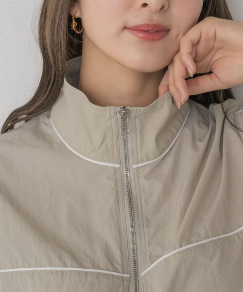 RETRO GIRL（レトロガール）の「メッシュ切り替えナイロンBZ（その他アウター・レディース・ライトグレー/グリーン/ナチュラル・FREE）」の10枚目の写真
