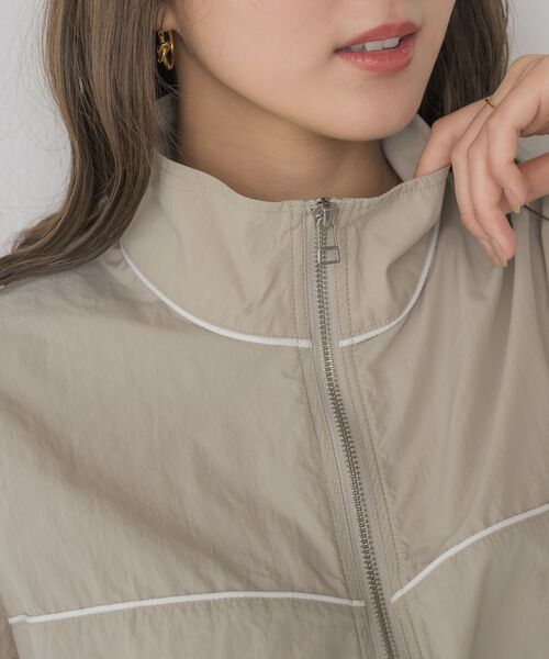 RETRO GIRL（レトロガール）の「メッシュ切り替えナイロンBZ（その他アウター・レディース・ライトグレー/グリーン/ナチュラル・FREE）」の11枚目の写真
