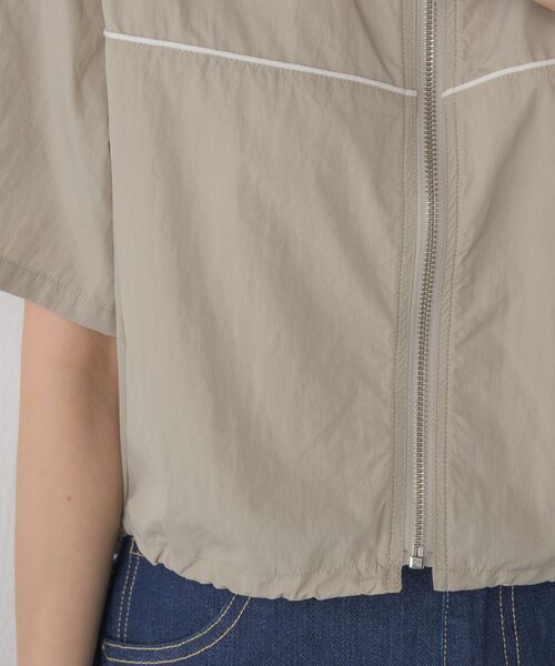 RETRO GIRL（レトロガール）の「メッシュ切り替えナイロンBZ（その他アウター・レディース・ライトグレー/グリーン/ナチュラル・FREE）」の12枚目の写真