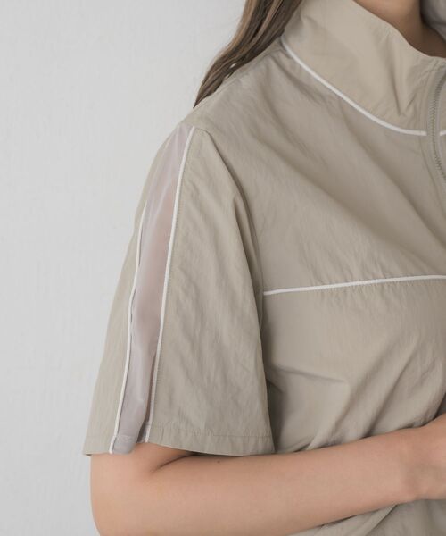 RETRO GIRL（レトロガール）の「メッシュ切り替えナイロンBZ（その他アウター・レディース・ライトグレー/グリーン/ナチュラル・FREE）」の13枚目の写真