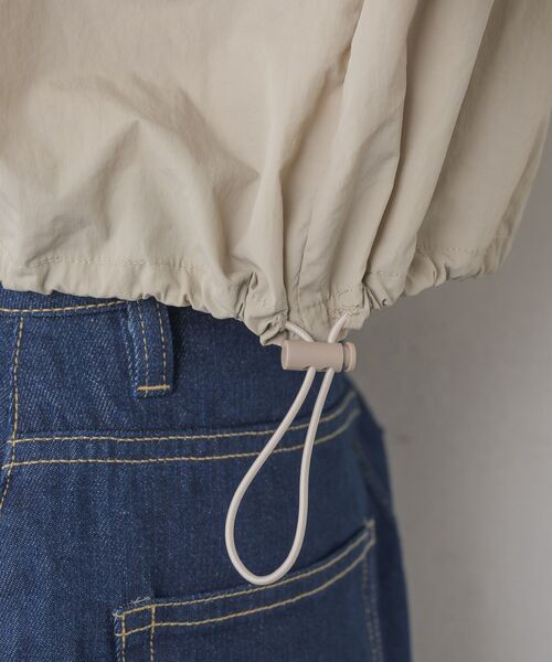 RETRO GIRL（レトロガール）の「メッシュ切り替えナイロンBZ（その他アウター・レディース・ライトグレー/グリーン/ナチュラル・FREE）」の15枚目の写真