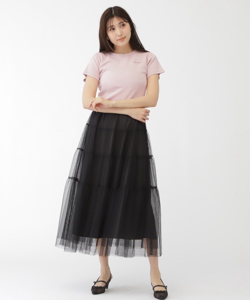 ラスト1点◆BCBGMAXAZRIA ティアード チュールスカート 送関税込 セール】◇ティアードチュールスカート（スカート）｜JILL by