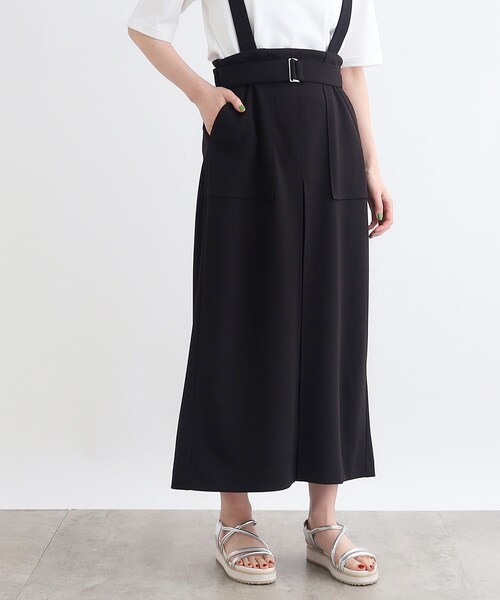 grove(グローブ)の「◆取り外しサス付きタックベイカースカート(スカート・レディース・キャメル/ブラック・02/03/01/04/05)」の7枚目の写真