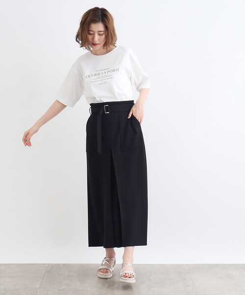 grove(グローブ)の「◆取り外しサス付きタックベイカースカート(スカート・レディース・キャメル/ブラック・02/03/01/04/05)」の10枚目の写真