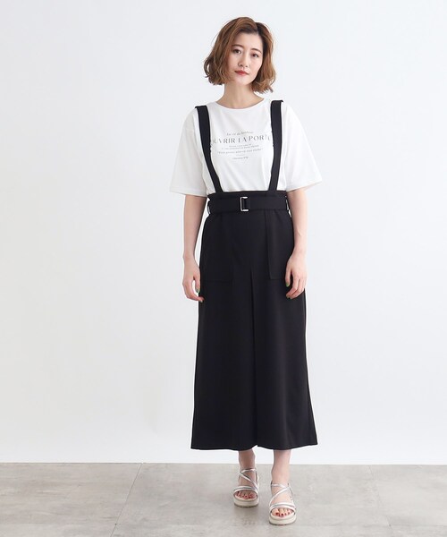 grove(グローブ)の「◆取り外しサス付きタックベイカースカート(スカート・レディース・キャメル/ブラック・02/03/01/04/05)」の11枚目の写真