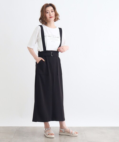 grove(グローブ)の「◆取り外しサス付きタックベイカースカート(スカート・レディース・キャメル/ブラック・02/03/01/04/05)」の12枚目の写真