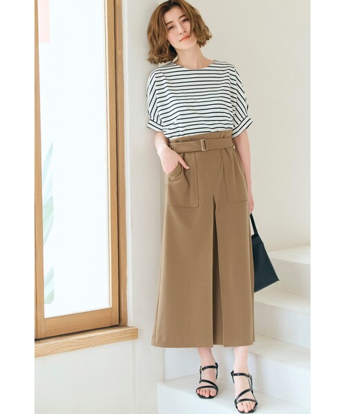 grove(グローブ)の「◆取り外しサス付きタックベイカースカート(スカート・レディース・キャメル/ブラック・02/03/01/04/05)」の14枚目の写真