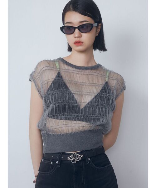 EMODA(エモダ)の「オーバルフレームグラス(サングラス・レディース・ブラック/ブラウン・FREE)」の12枚目の写真