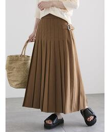 Te chichi | サイドベルトプリーツスカート(スカート)