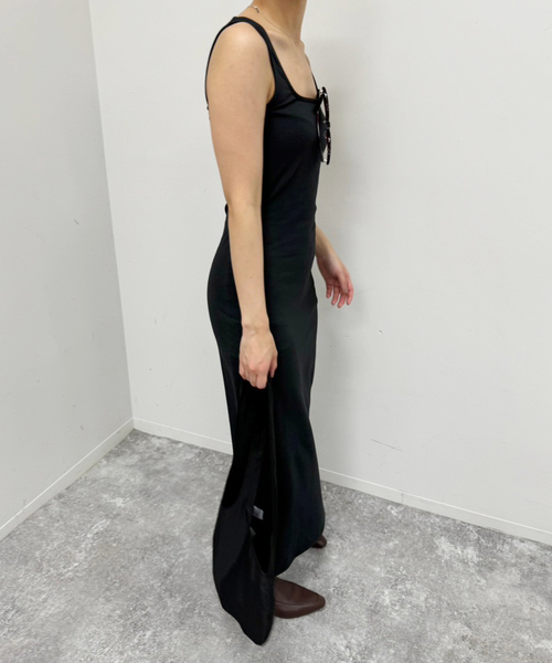 RITA ROW(リタロウ)の「【RITA ROW/リタロウ】ブラックドレス(ワンピース・レディース・ブラック・SMALL)」の9枚目の写真