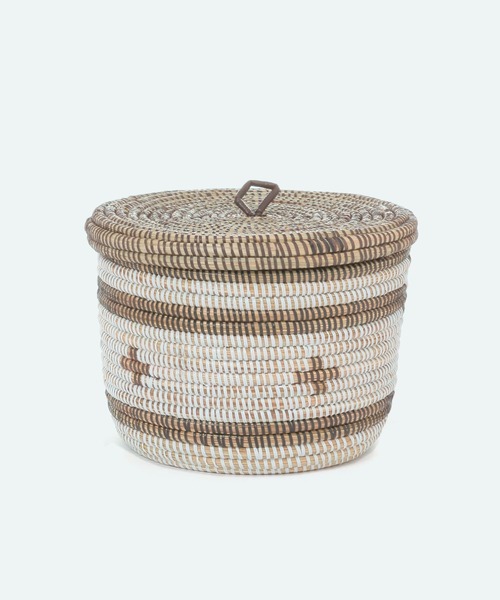 【daily CLIP】セネガル 蓋付き筒カゴ（収納グッズ）｜studio CLIP（スタディオクリップ）