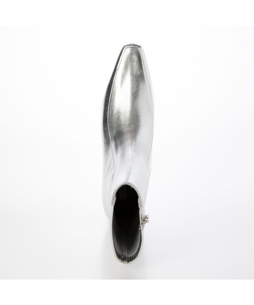 EVOL（イーボル）の「【EVOL】スクエア4.5cmヒールショートブーツ IX5500（ブーツ・レディース・シルバー/ブラウン/ブラック・LL/S/M/L）」の8枚目の写真