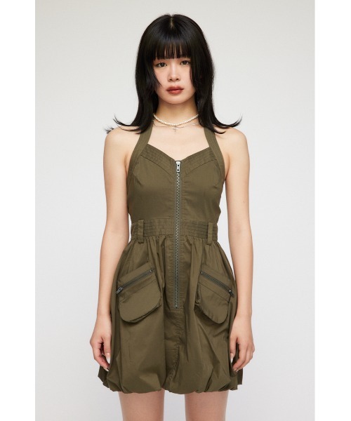 LAGUA GEM(ラグアジェム)の「BALOON MINI ワンピース(ワンピース・レディース・グレー/カーキ/ブラック・SMALL/MEDIUM)」の15枚目の写真