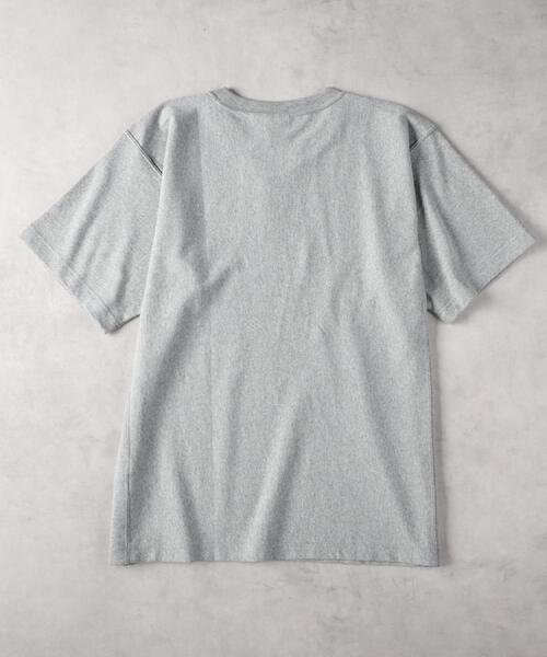 Champion（チャンピオン）の「Champion(チャンピオン)プリントリバースウィーブTシャツ（Tシャツ/カットソー・メンズ・ホワイト/ネイビー/グレー・M/L/XL）」の20枚目の写真