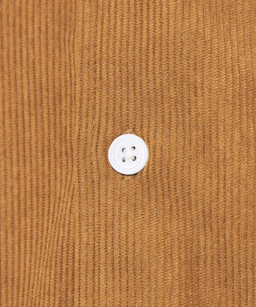 green label relaxing（グリーンレーベルリラクシング）の「【WEB限定】JUST fit コーデュロイ 長袖 シャツ（シャツ/ブラウス・メンズ・ネイビー/ブラック/ブラウン・S/M/L/XL）」の8枚目の写真
