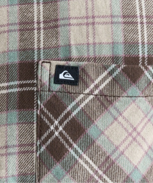 Quiksilver(クイックシルバー)の「ENSIGN CLASSIC FLANN/クイックシルバー長袖チェックシャツ(シャツ/ブラウス・メンズ・ブラウン/ブルー・SMALL/MEDIUM/LARGE/X-LARGE)」の8枚目の写真