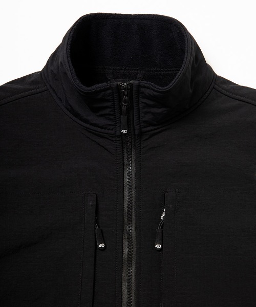 430(フォーサーティ)の「mj10169-PRTC FLEECE FULL ZIP JACKET フリースジャケット(その他アウター・メンズ・ブラック・0/1/2/3)」の5枚目の写真