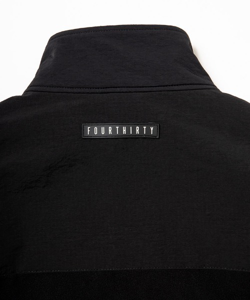 430(フォーサーティ)の「mj10169-PRTC FLEECE FULL ZIP JACKET フリースジャケット(その他アウター・メンズ・ブラック・0/1/2/3)」の6枚目の写真